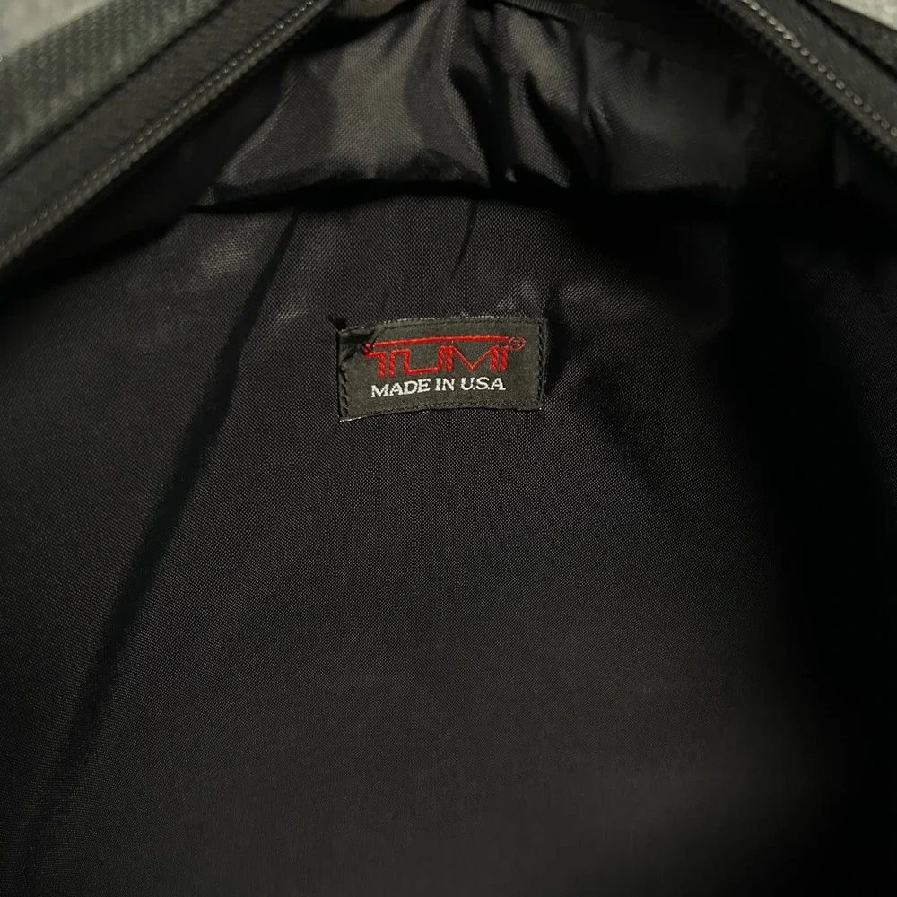 VTG Tumi Briefcase Messenger Laptop Bag Expandable Ballistic Nylon  Black USA